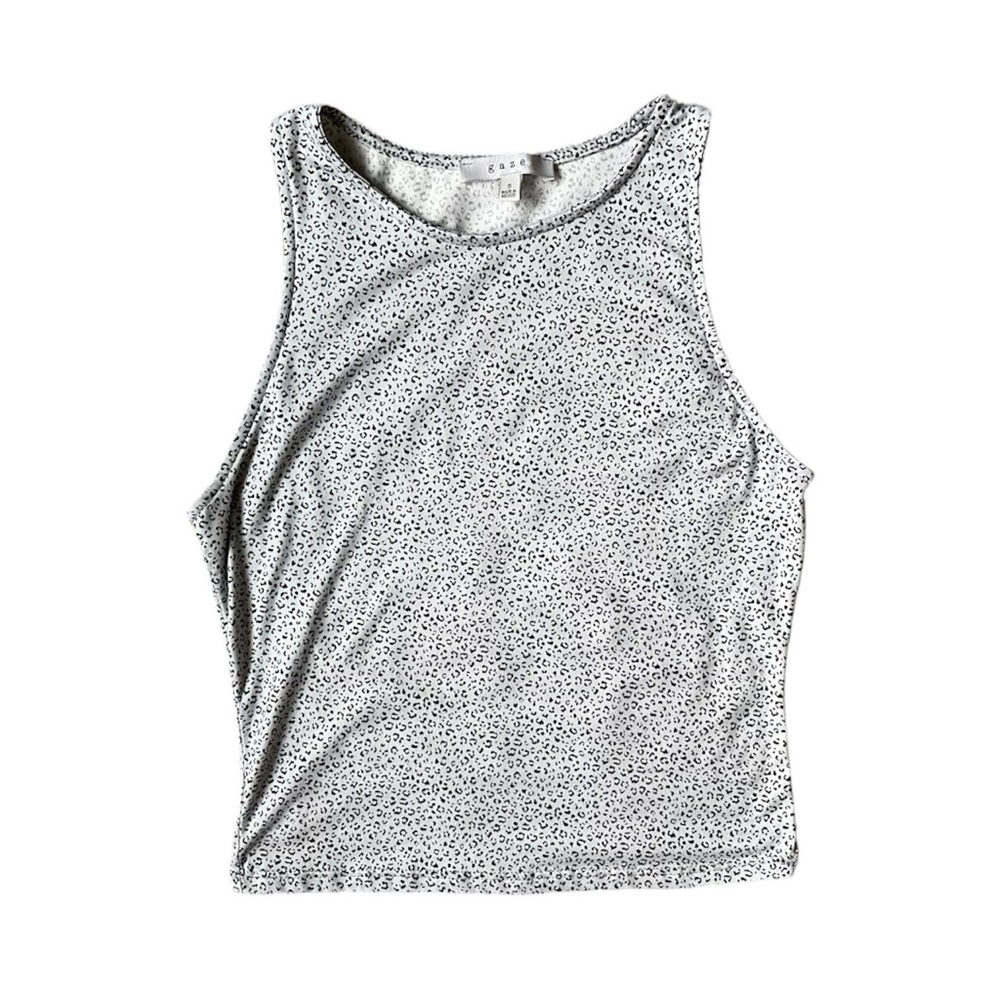 Gaze leopard print tank top S